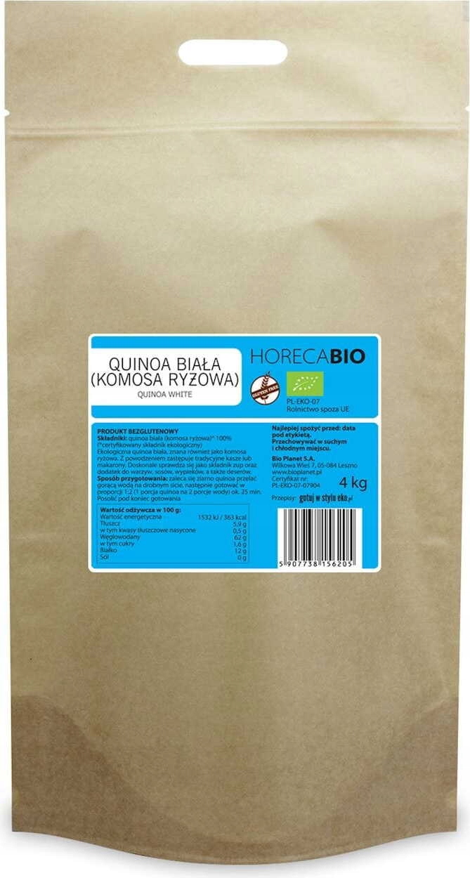 Levně Quinoa Bílá (komosa Rýžová) Bezlepková Bio 4 kg Horeca