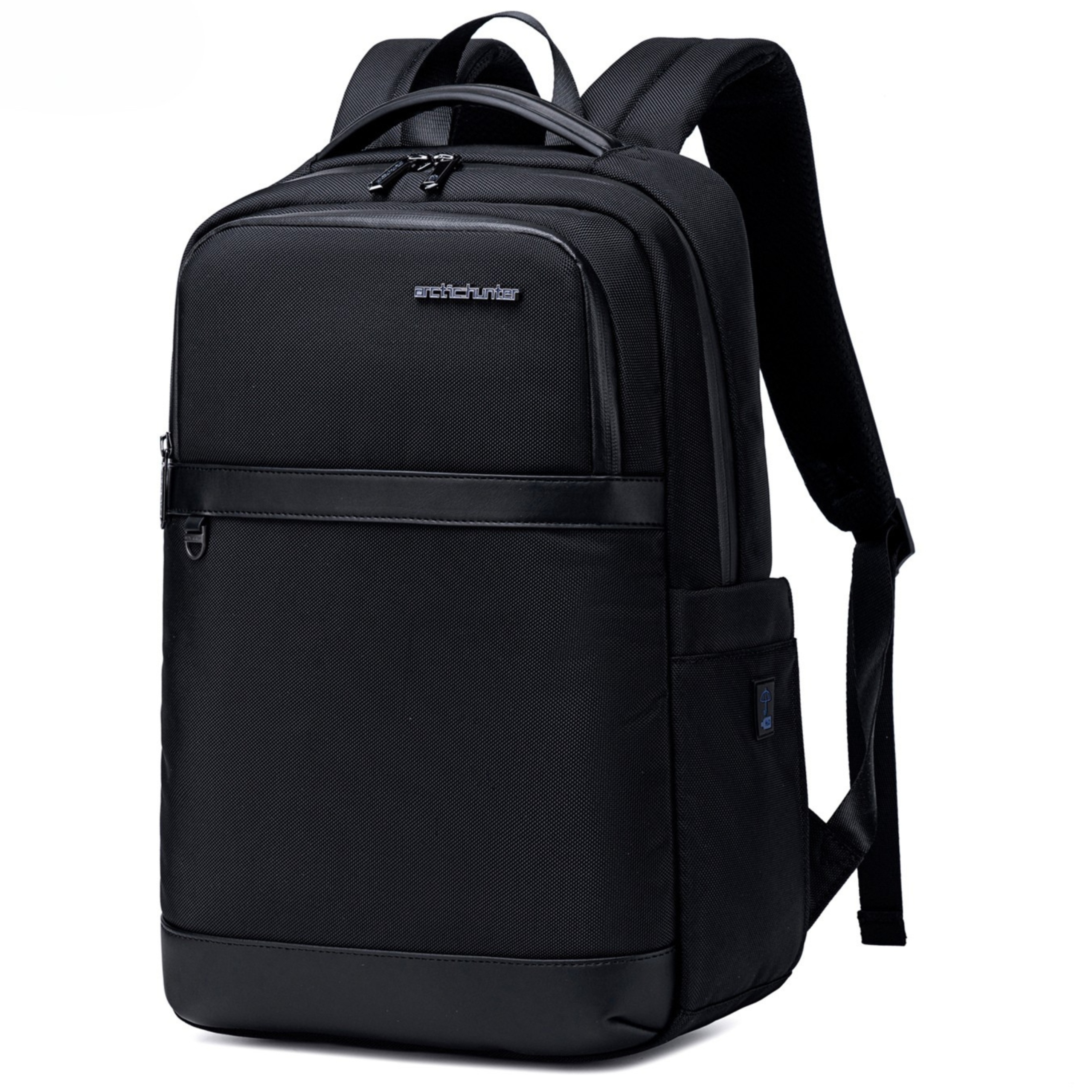 Městský Batoh Na Notebook 15,6", Černý, Do Práce, Prostorný, Firemní