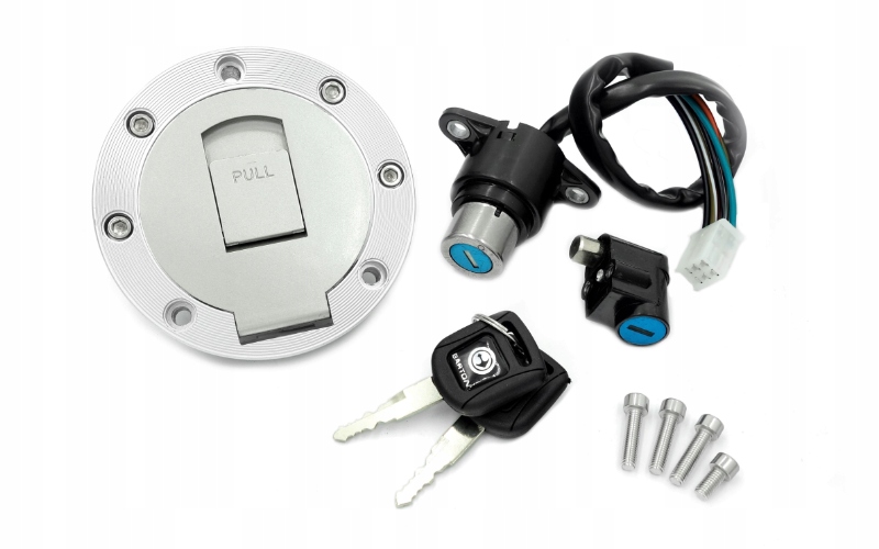 STAZNZ004 - КЛЮЧ ЗАПАЛЮВАННЯ КПЛ. ЗАМКИ ПРОБКА БАРТОН КАФЕ ГОНЩИК 125