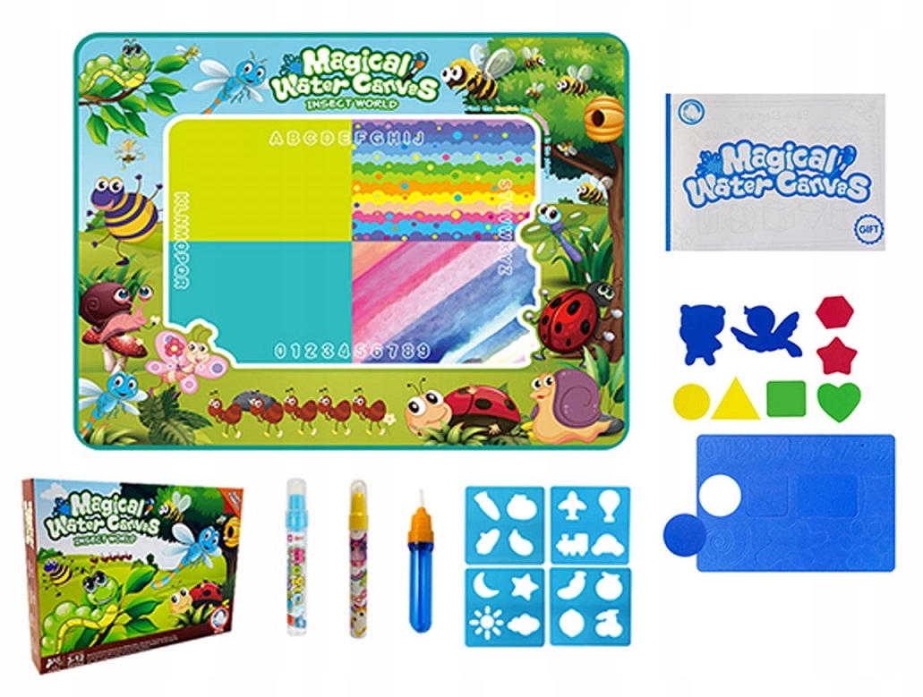 

Mata Do Kolorowania Pisakiem Wodnym Owady Zabawa