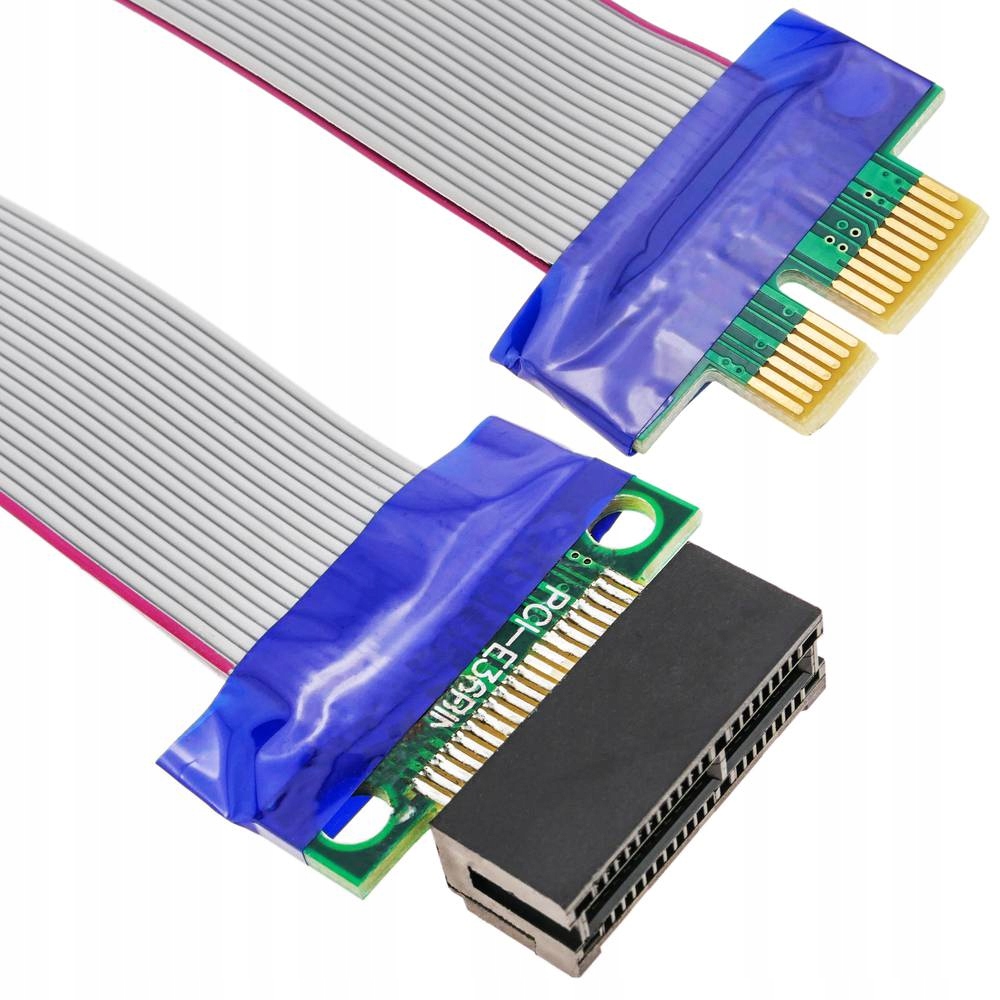 PCI-E 4X do 4X Riser Taśma Przedłużka Elastyczna