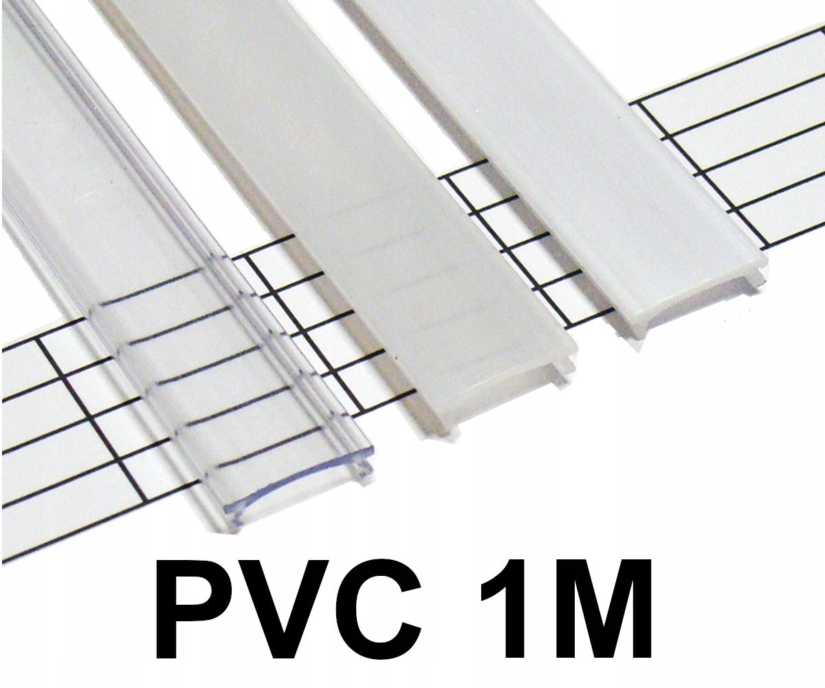 Klosz do PROFILU LED 1m A B C D G H Y Z X W - PVC