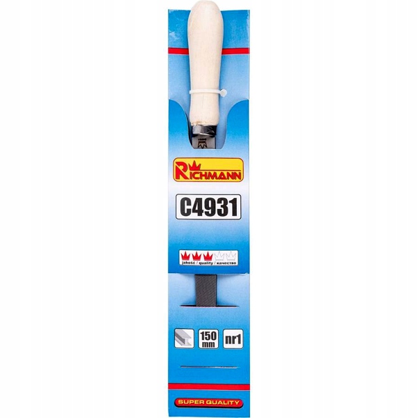 C4933 PILNIK PŁASKI 200 MM NR 1 Z RĄCZKĄ