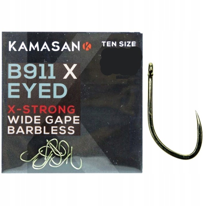 Haczyki Do Methody Bezzadziorowe Kamasan B911 X-Strong #12