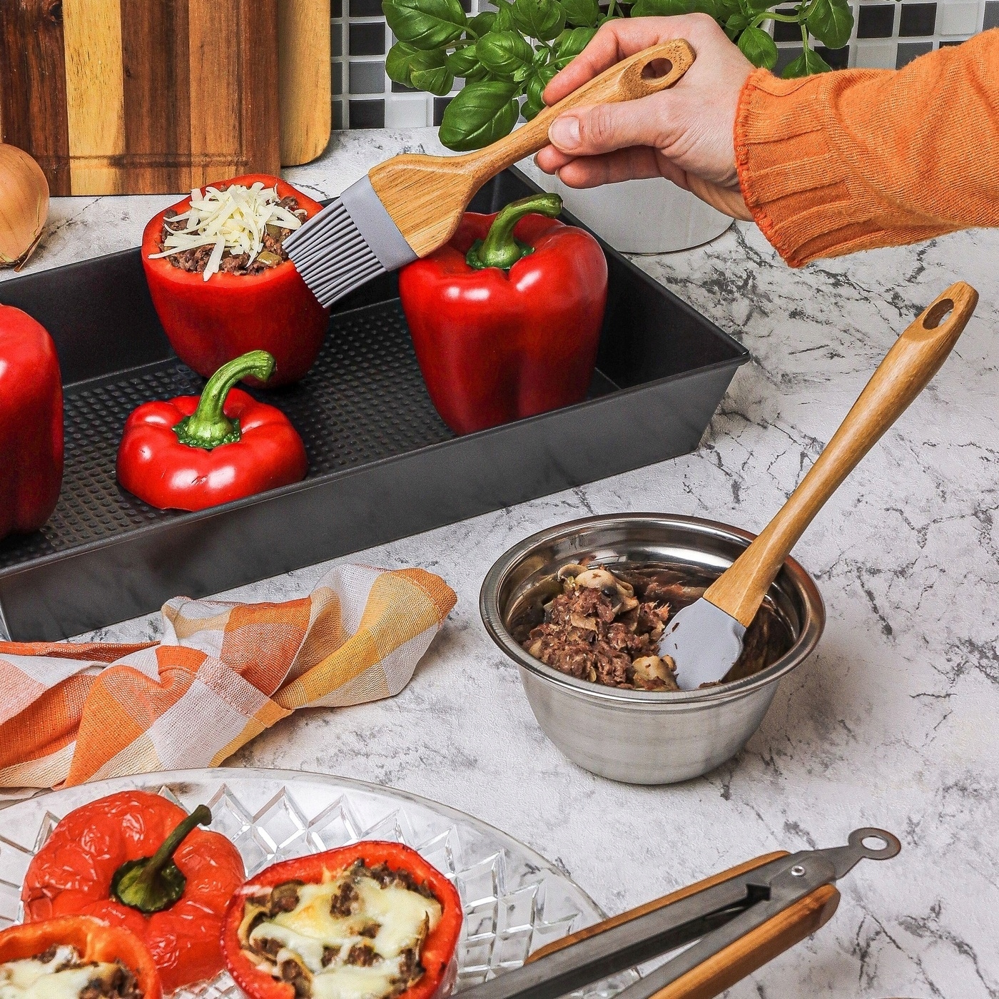 MISECZKA METALOWA miska kuchenna stal nierdzewna Stan opakowania oryginalne