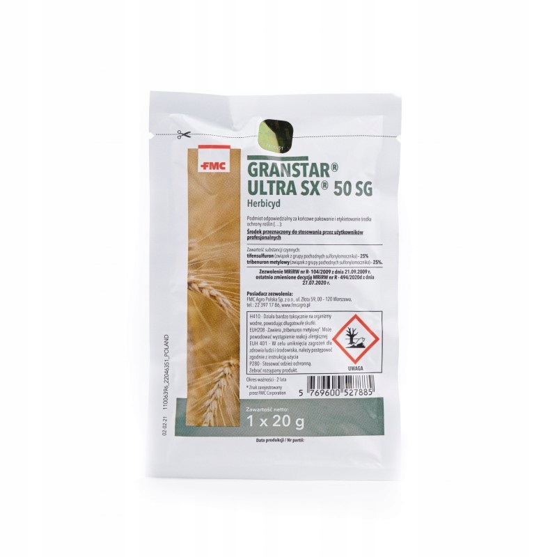 

Granstar Ultra Sx 50 Sg 20g chwastobójczy