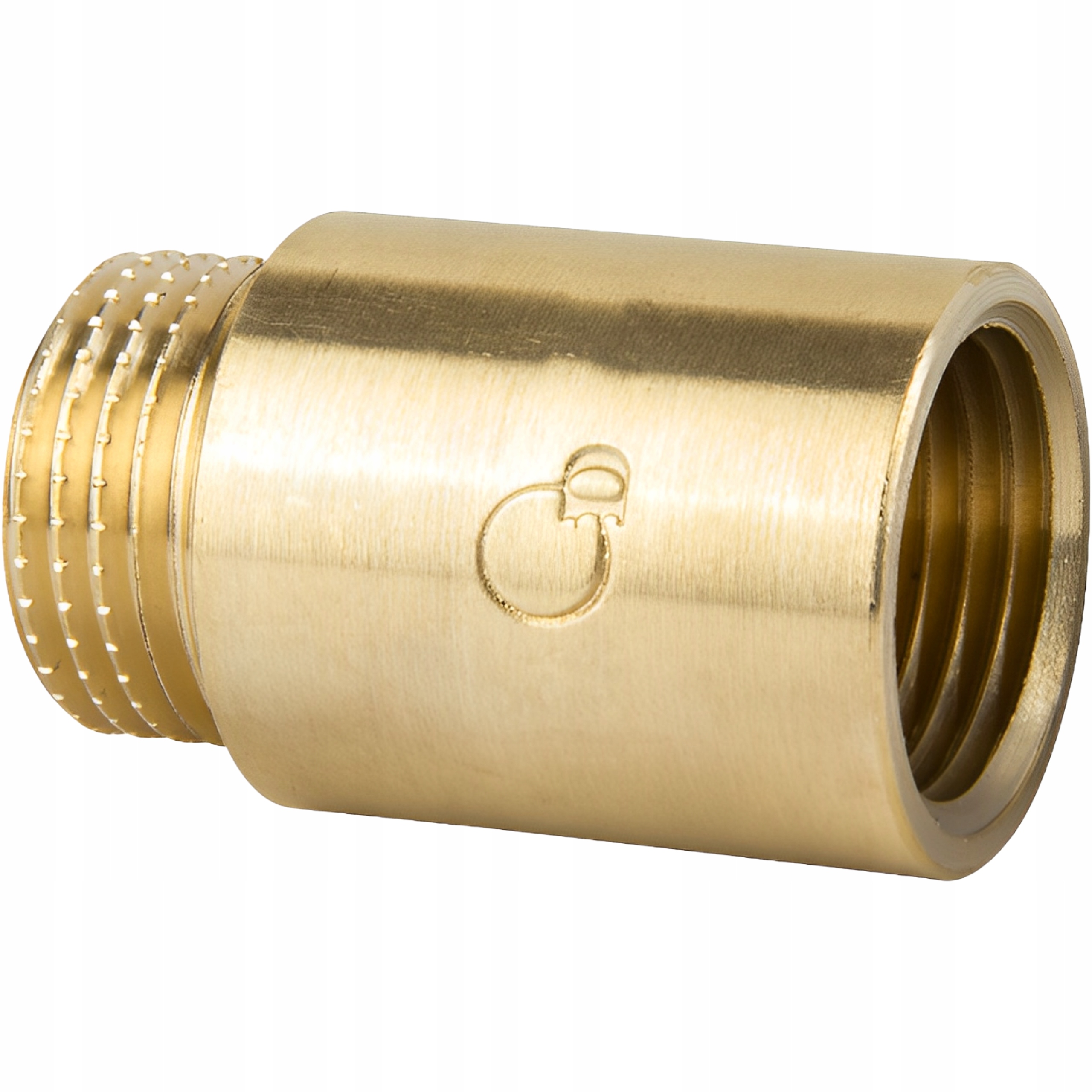 PRZEDŁUŻKA WYDŁUŻKA ZŁĄCZKA MOSIĘŻNA FI 1/2" CALA DŁUGOŚĆ 20mm 2cm SOLIDNA