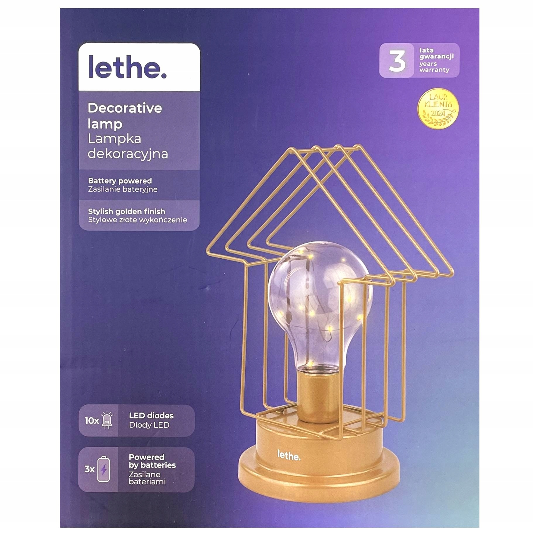 Lampka dekoracyjna Lethe
