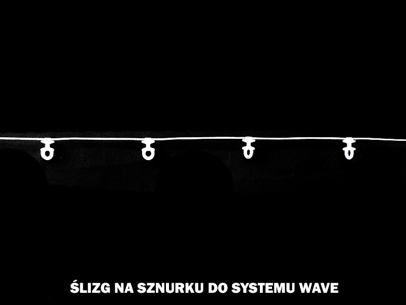 ŚLIZGI NA SZNURKU DO SYSTEMU WAVE FALA 1:2 8CM Marka inna