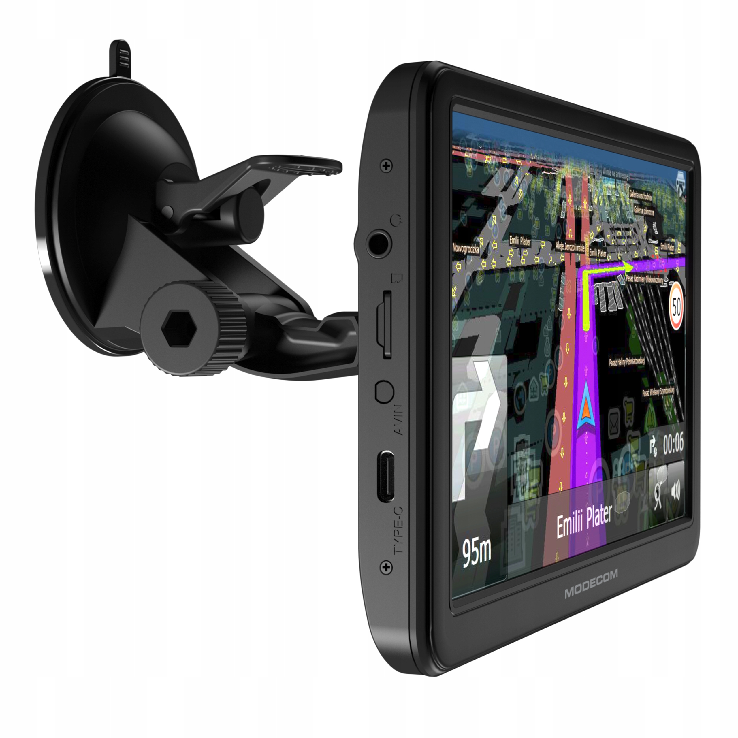 7palcová navigace Modecom CX 7.0 pro osobní, nákladní auta, Tir a autobusy s Usb-c