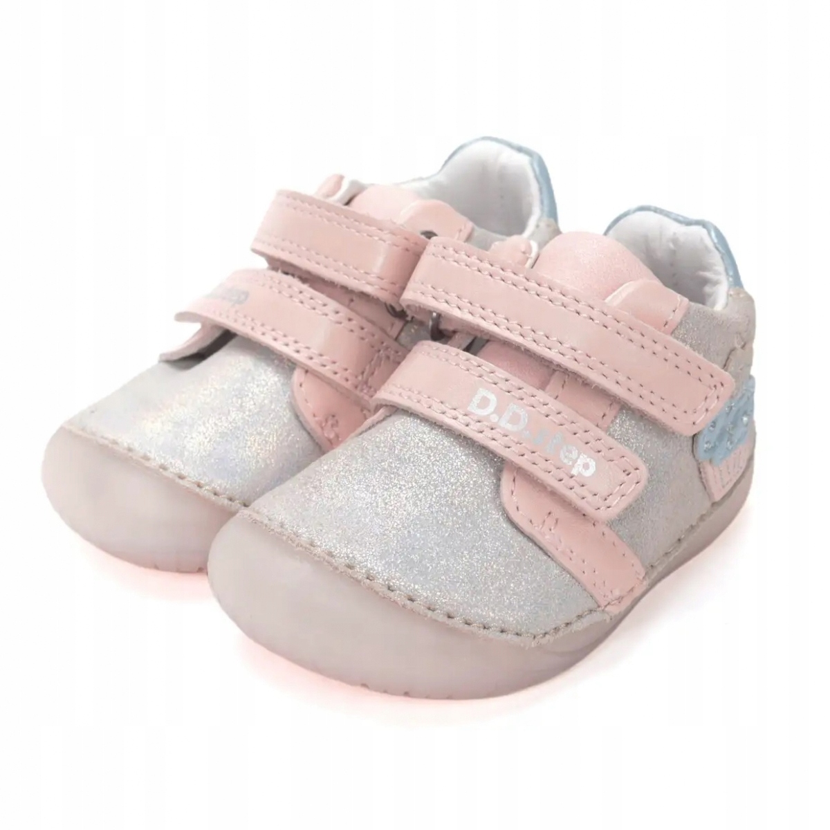 Trzewiki D.d.step Barefoot S070-61798 Champagne na rzepy roz.24