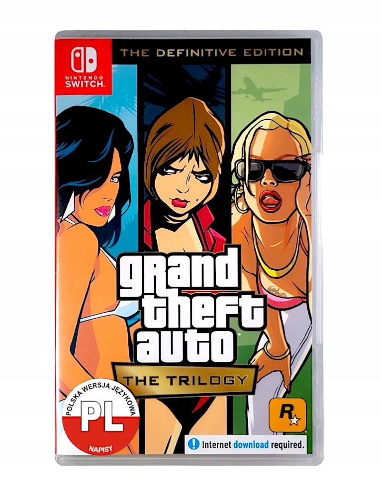 Kartridż Grand Theft Auto The Trilogy: The Definitive Ed. Switch Import