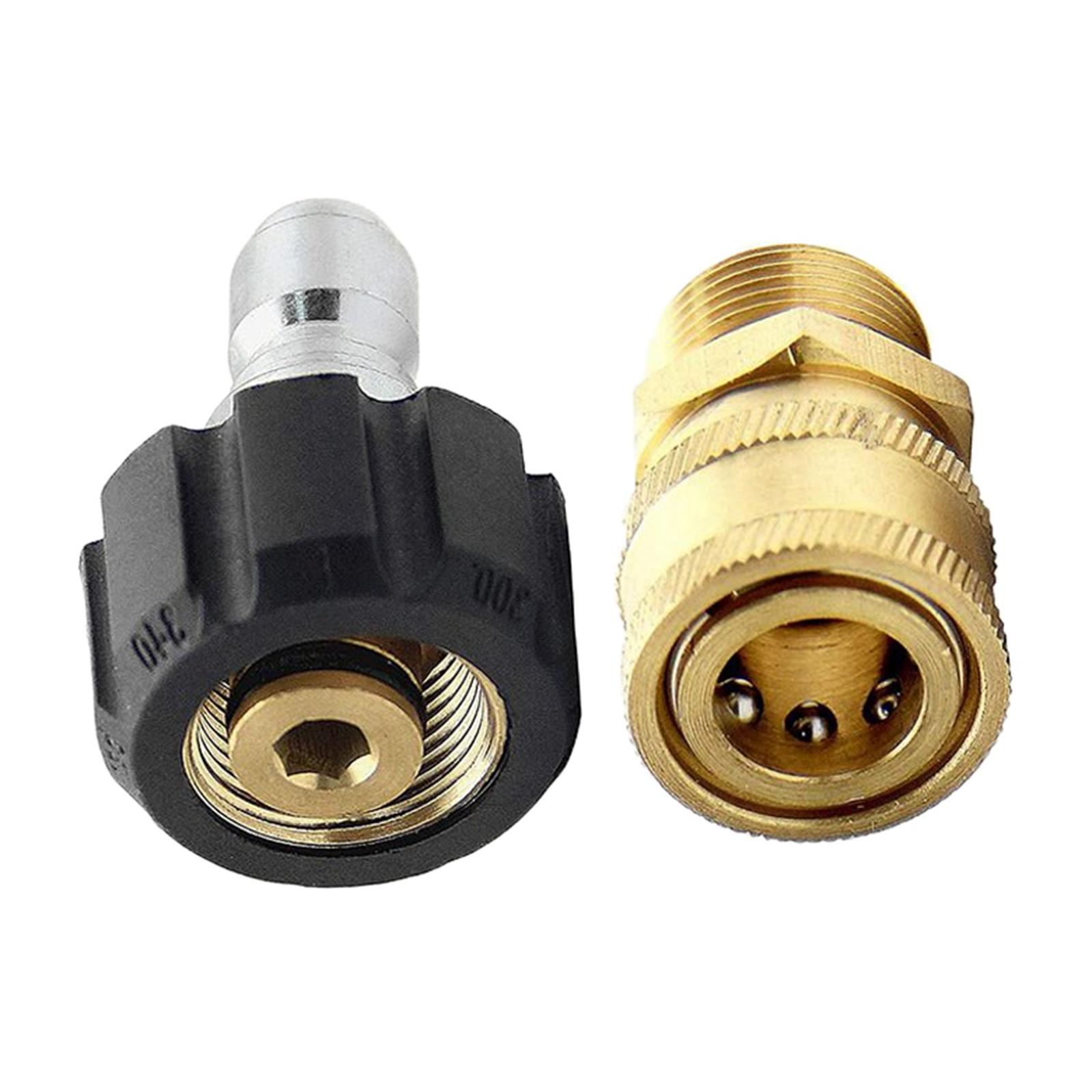 Adapter do myjki ciśnieniowej, M22 na 3/8" obrotowy do