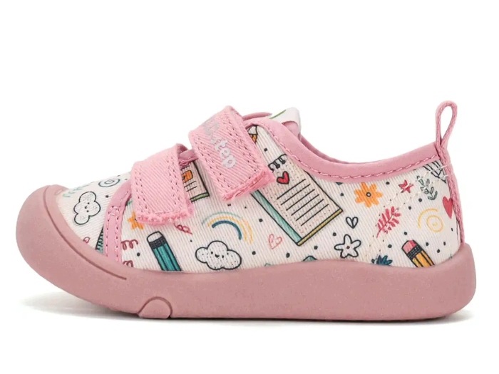 Trampki Dziecięce do Przedszkola dla Dziewczynki Buty na Rzepy DDStep 23