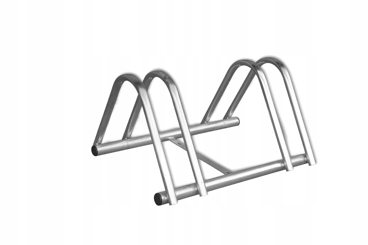 Stojak na 2 rowery V stalowy ocynkowany