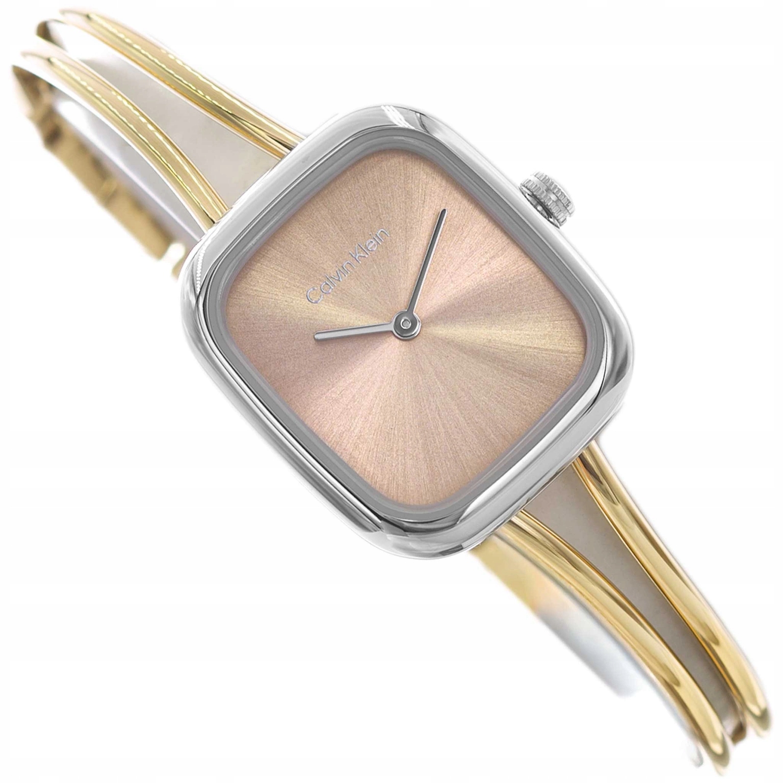 Dámské Hodinky Calvin Klein 25100134 Ck Adore Zlaté S Módním Náramkem