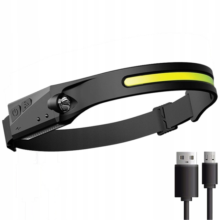 

Latarka czołowa Led opaska wodoodporna sportowa