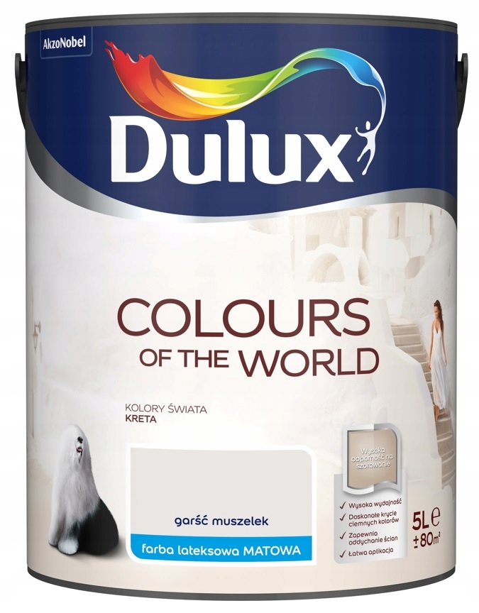 

Farba Dulux Świata- garść muszelek, 5l