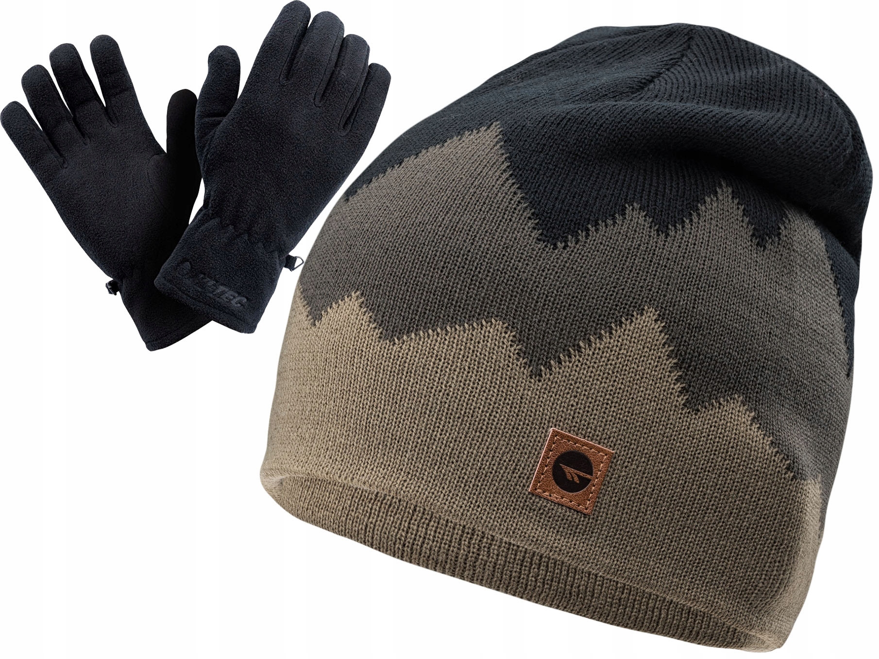 

Męska Czapka Zimowa Rękawice Zestaw Hi-tec A+s bn