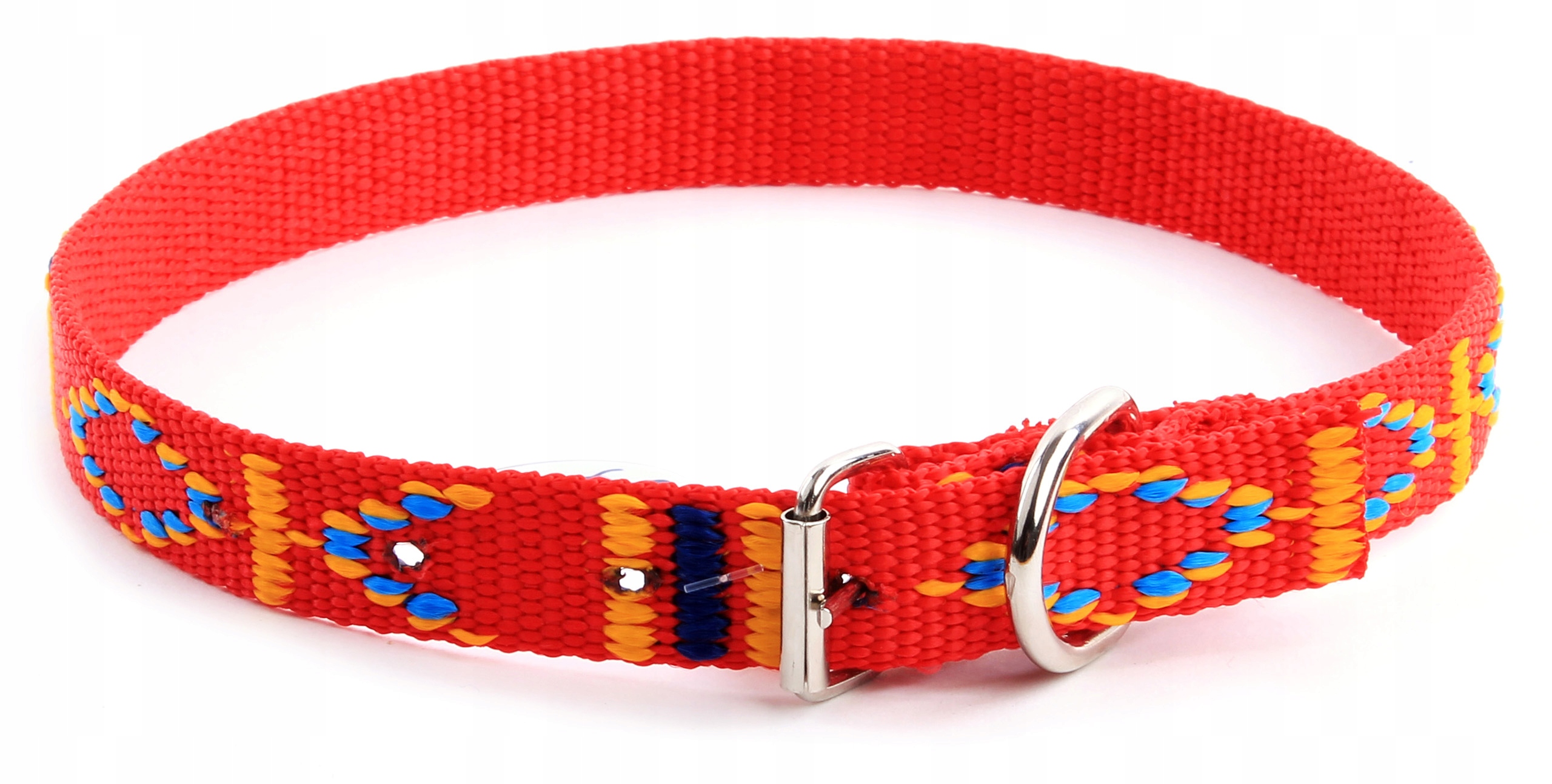 

Obroża Ozdobna Indiańska Taśma 55-63cm Czerwona