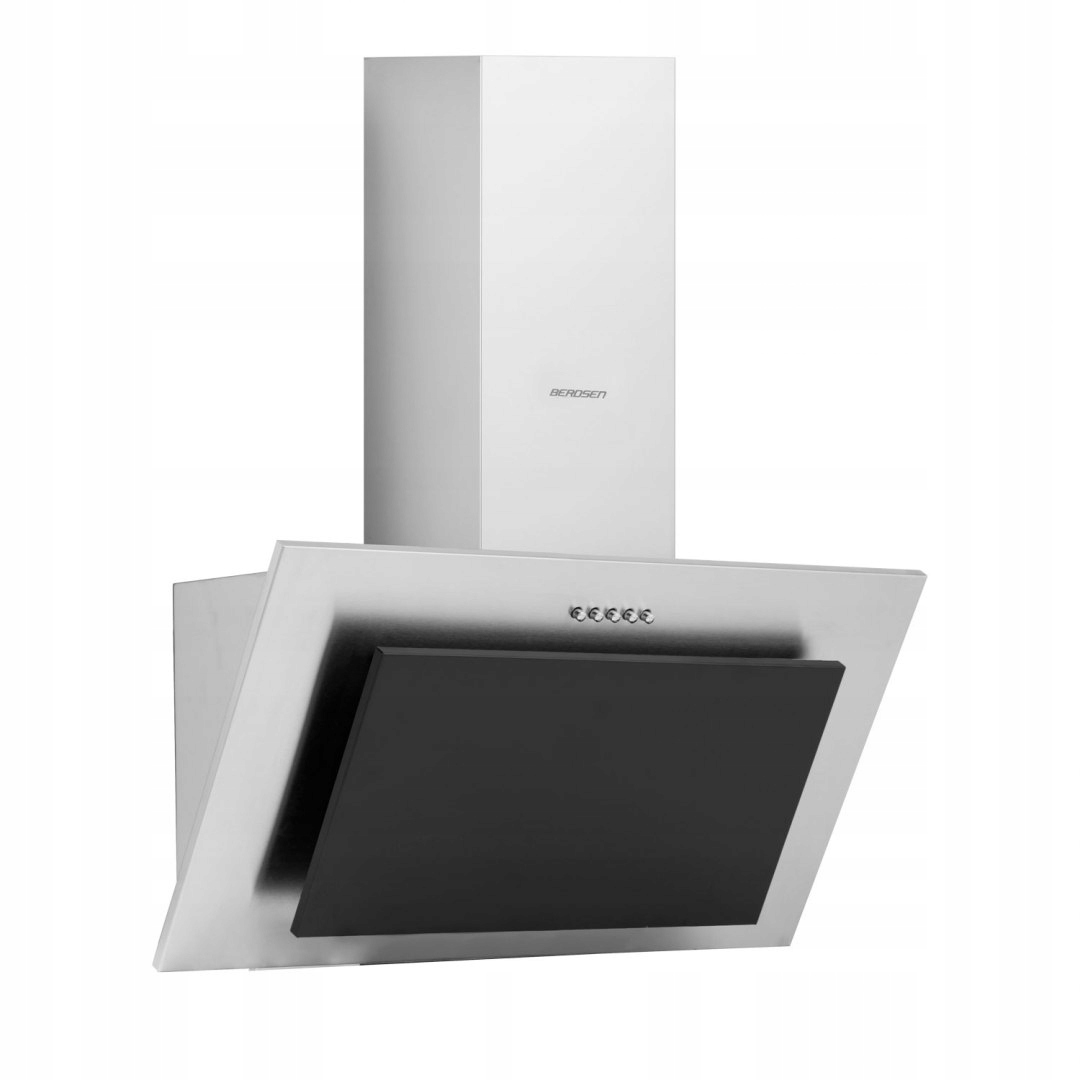 Berdsen Okap kuchenny kominowy 60cm Inox czarny BT-209
