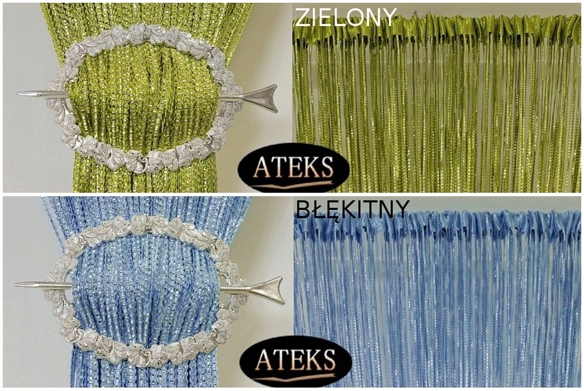 FIRANY MAKARONY GRUBY SREBRNY PASEK FIRANA 150x250 Rodzaj Firana pojedyncza