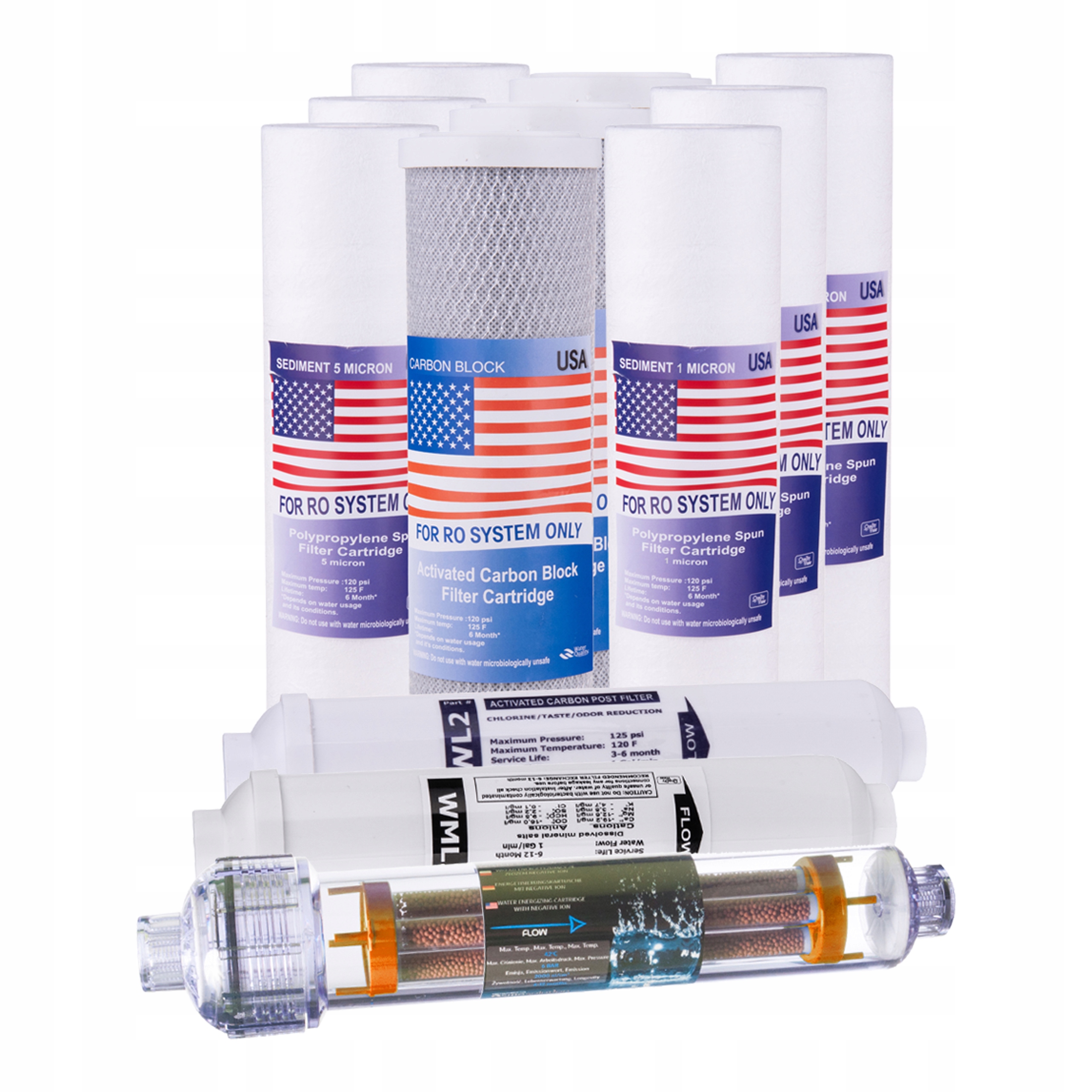 RO8 FILTRY WODY ODWRÓCONA OSMOZA POMPA JONIZATOR Marka ELIX
