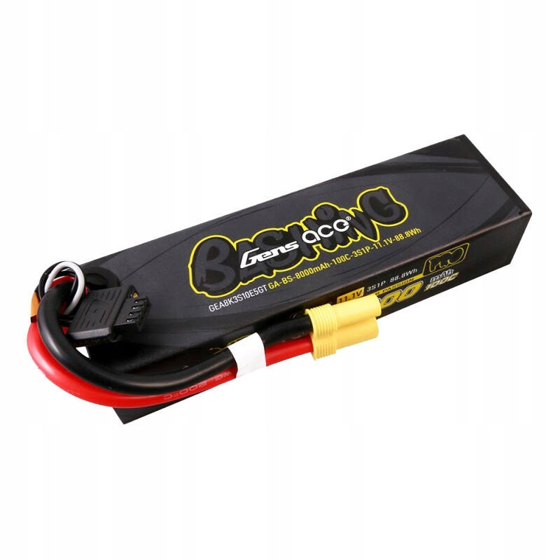 Gens Ace Výkonná Batéria LiPo 8000mAh 11.1V 100C 3S1P Konektor EC5