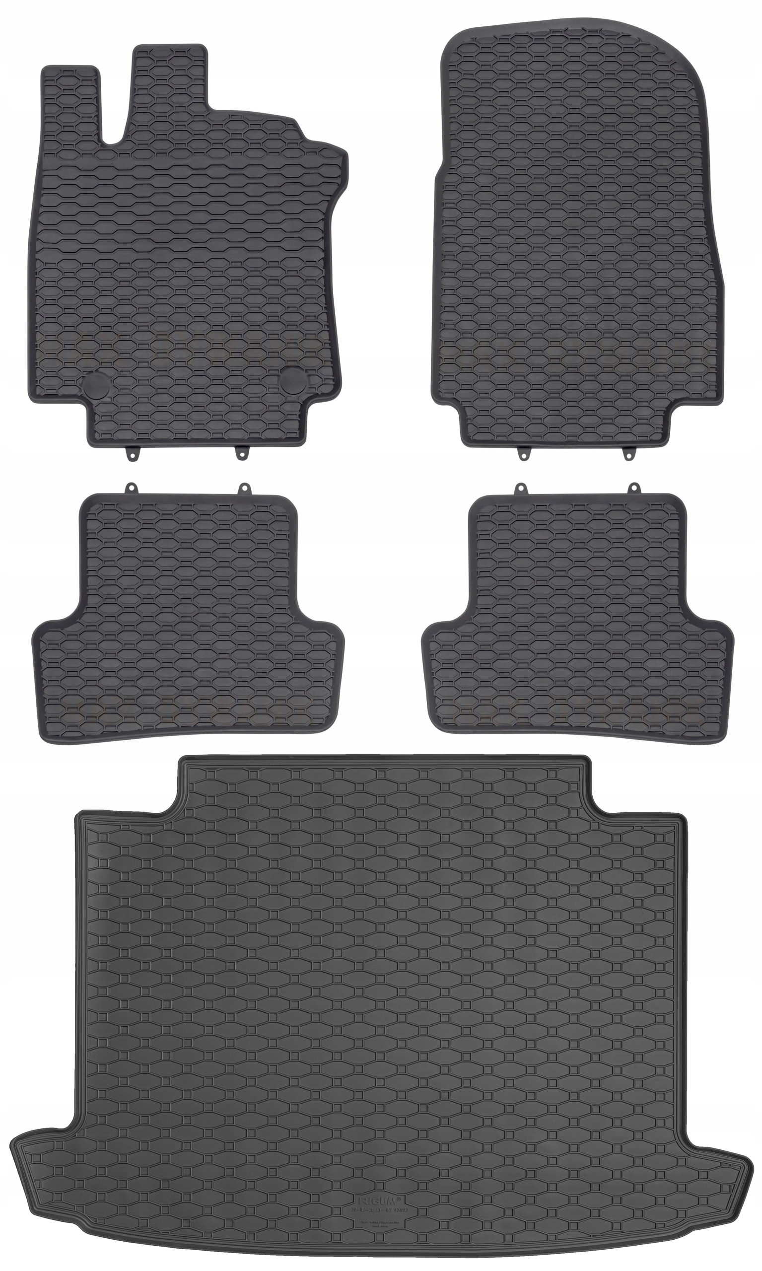 Renault Clio IV Kombi 2013-2019 Koberce rohožka do auta