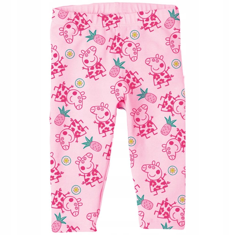 

Spodnie Legginsy 3/4 Roz. 98-104 Świnka Peppa Pepa