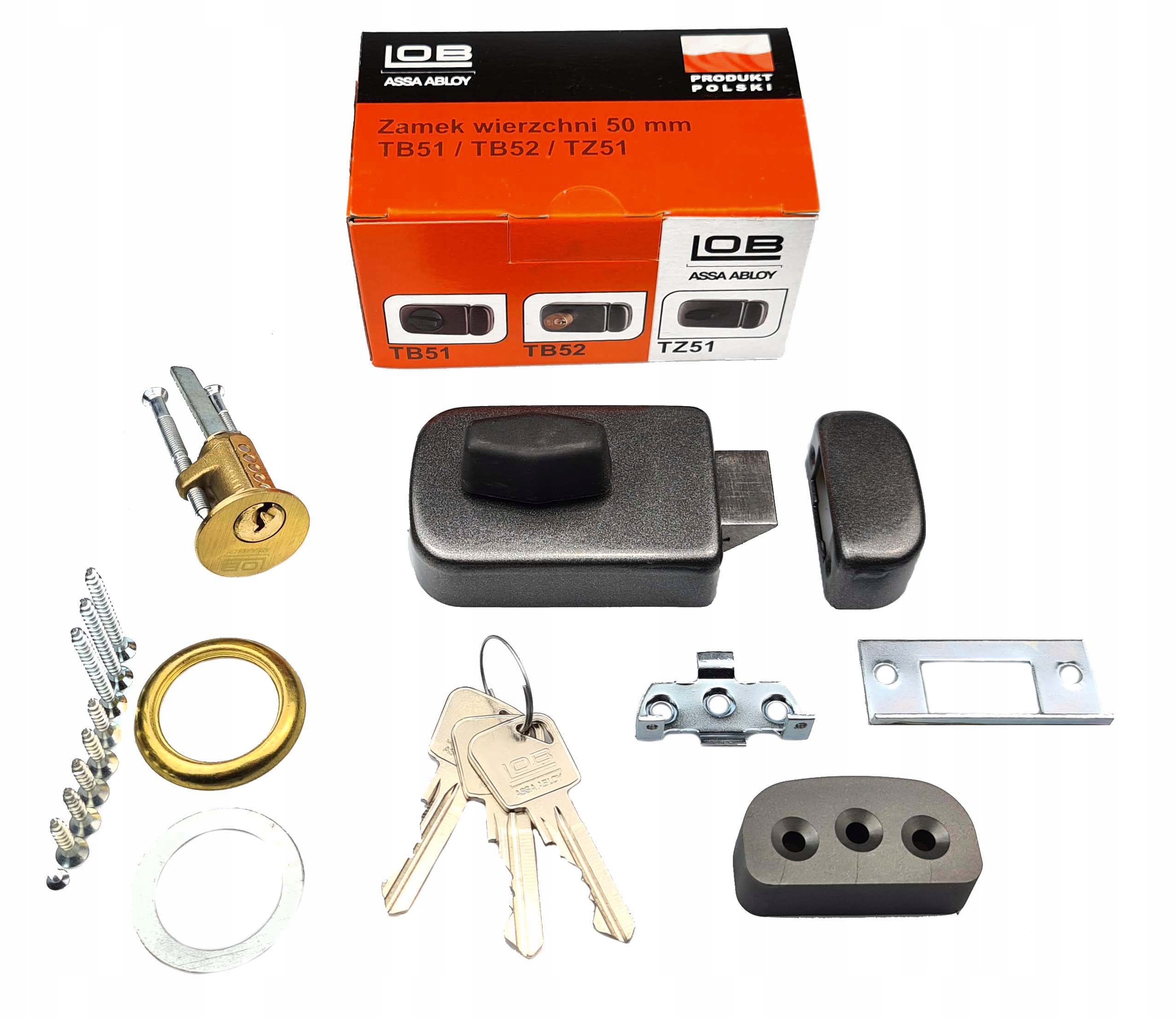 

Zamek Nawierzchniowy Zatrzaskowy Lob TZ51 Grafit