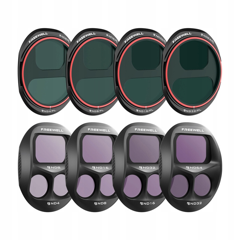 Freewell Zestaw Filtrów Do Dji Mavic 4 Pro All Day 8 Sztuk Filtry