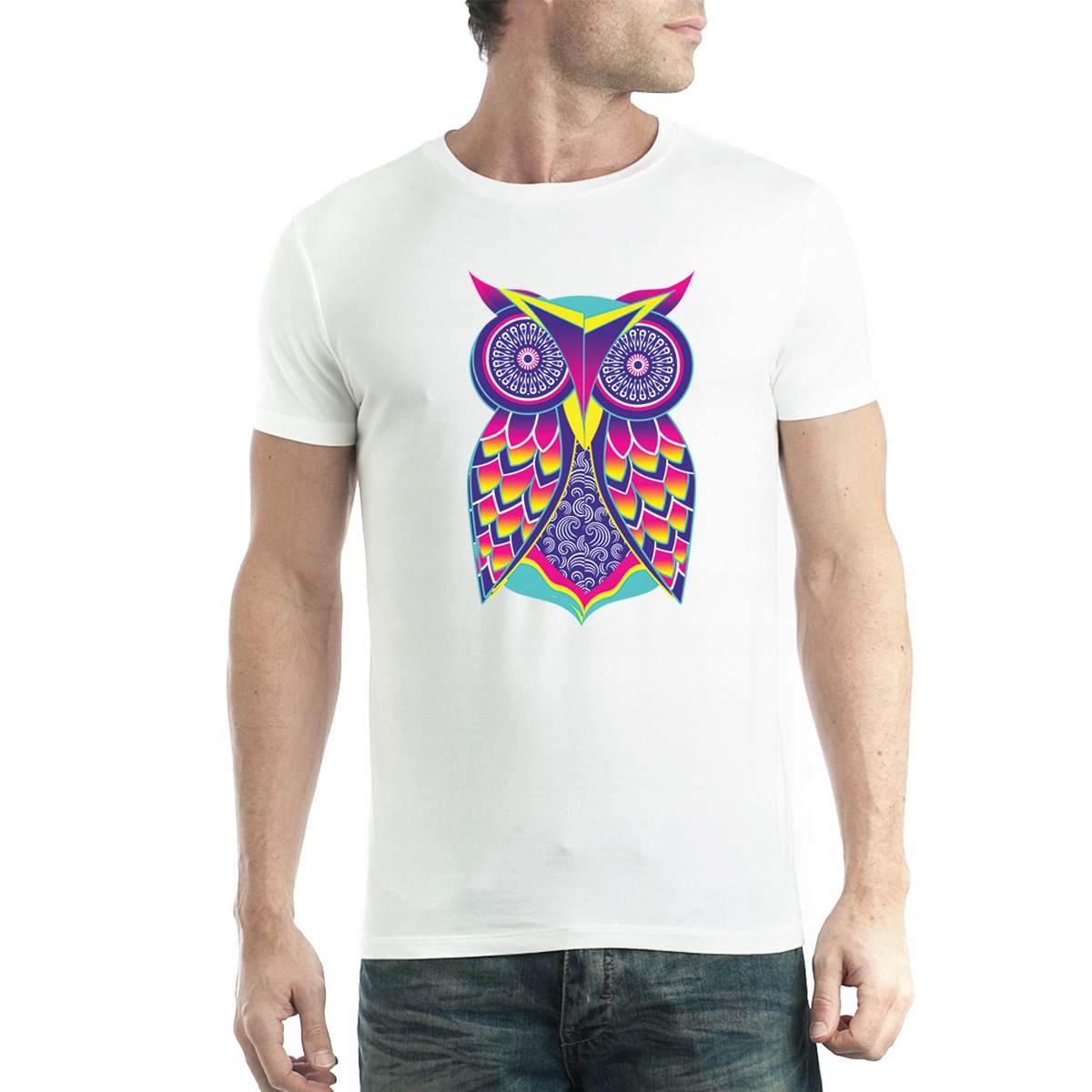 

Sowa Sztuka T-shirt Męski Biel XL