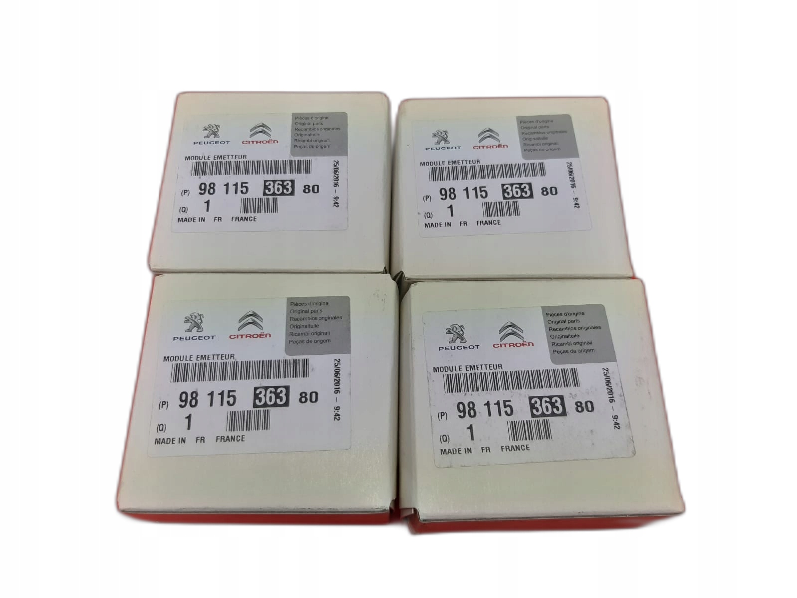 4 NOWE CZUJNIKI CIŚNIENIA OPON TPMS CITROEN DS5 Producent Schrader