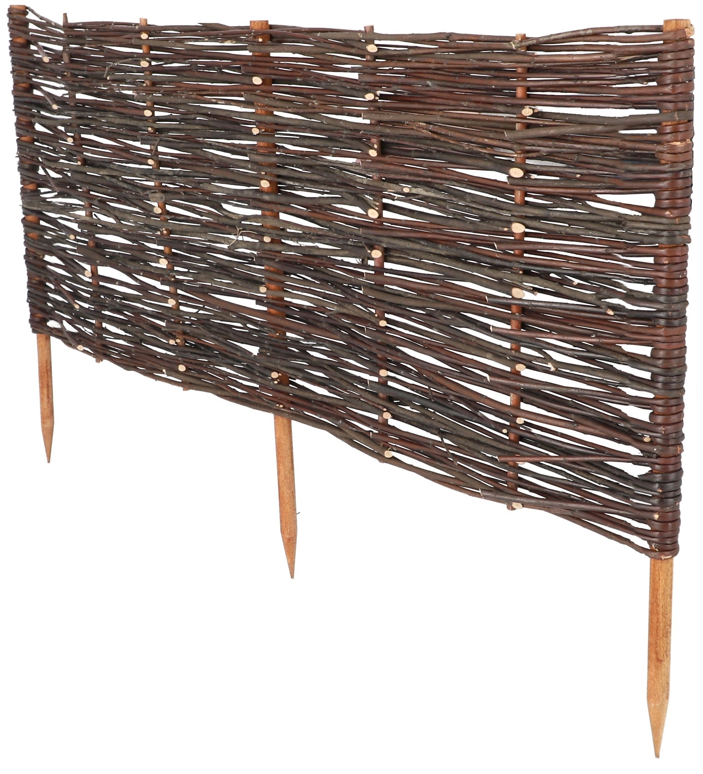 WIKLINOWY PŁOTEK PARAWAN OBRZEŻE PALISADA 100X40CM Długość 100 cm