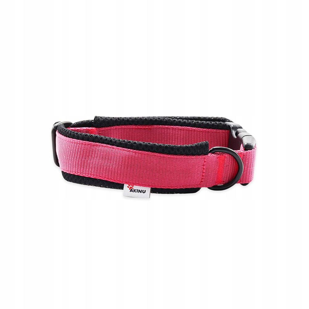 Levně Akinu Obojek růžový M, 35-45 cm