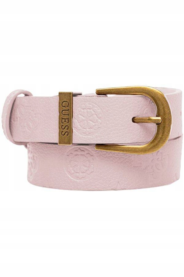 Pásek Guess BW7682 VIN30 Světle Růžový S