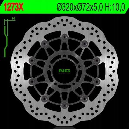 TARCZA HAMULCOWA PRZÓD DUCATI MONSTER 1100, DIAVEL 1200, MULTISTRADA 1200