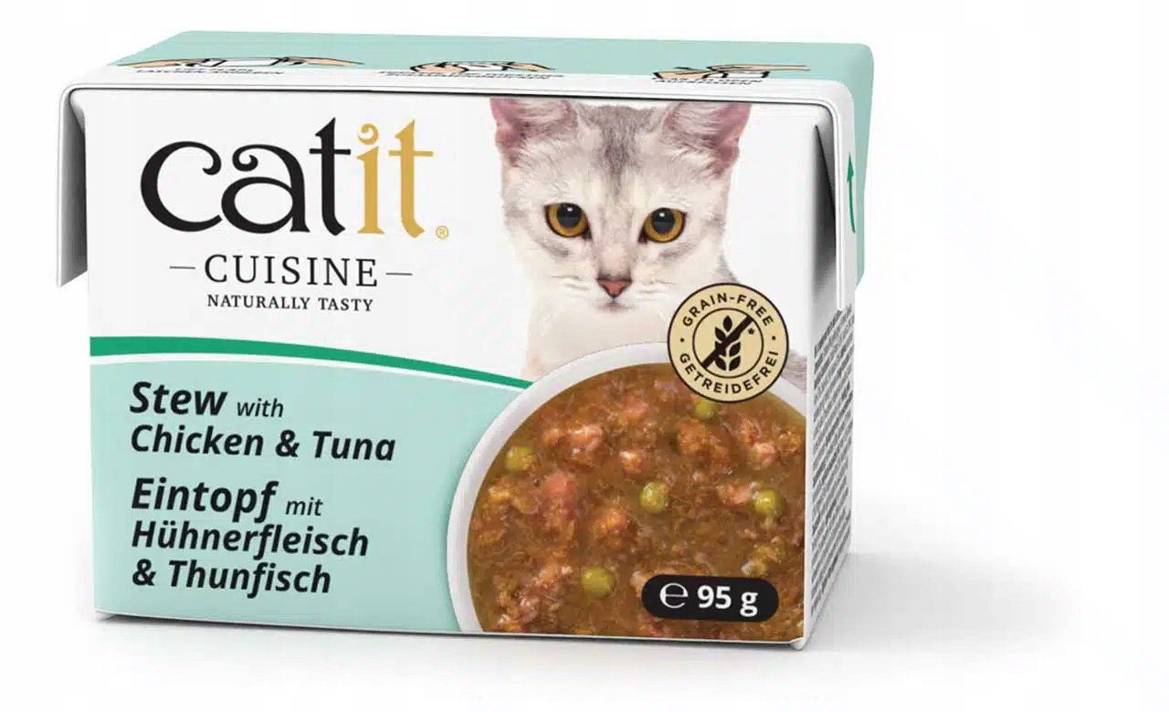 Levně 8x Catit Cuisine kuřecí a tuňákový guláš 95 g