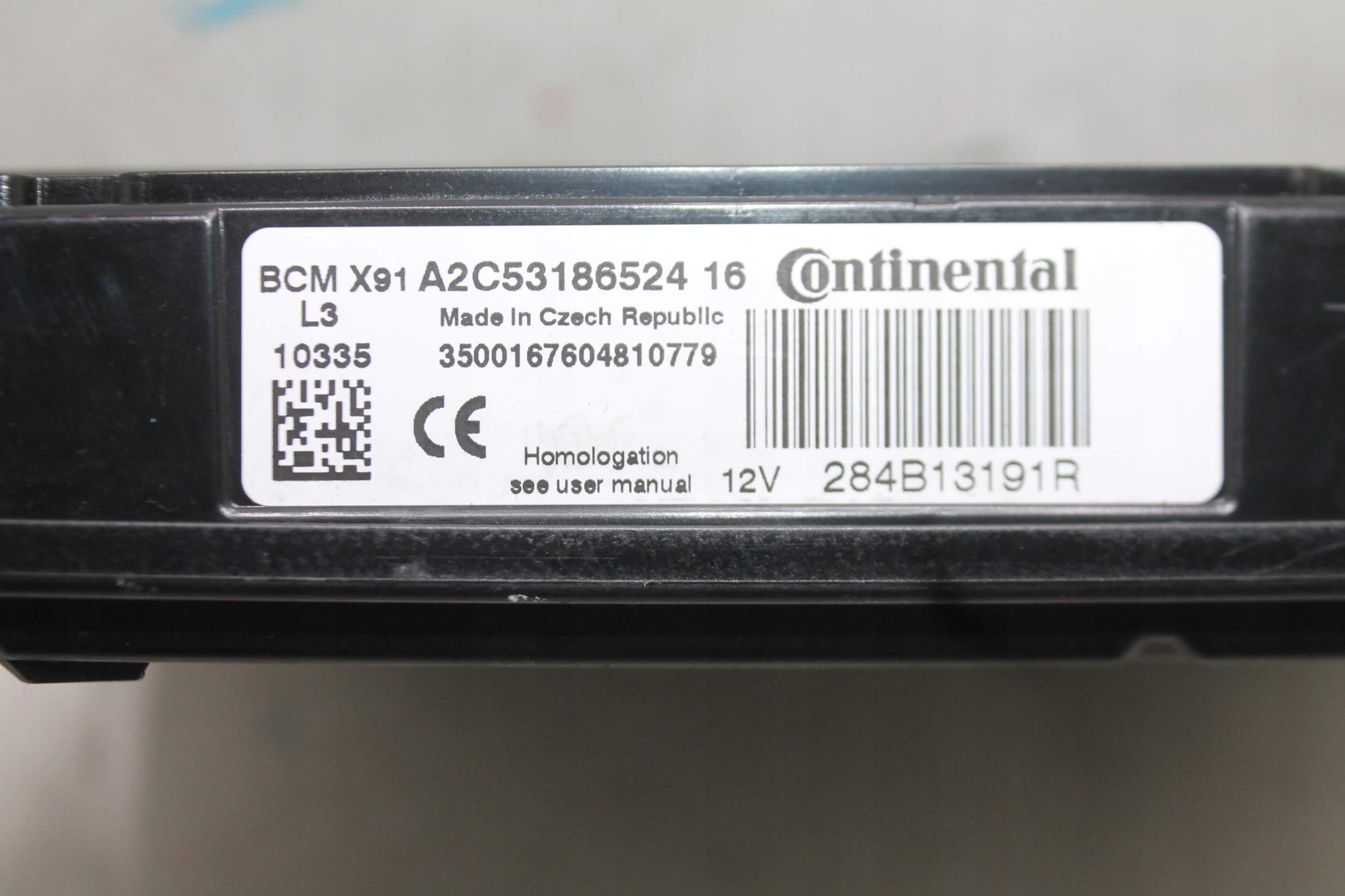 module control unit BCM 284B13191R RENAULT LAGUNA III LIFT 09-15