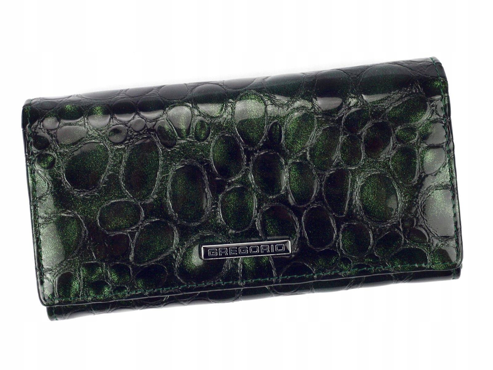 

Gregorio FZ-107 elegancki portfel damski zielony