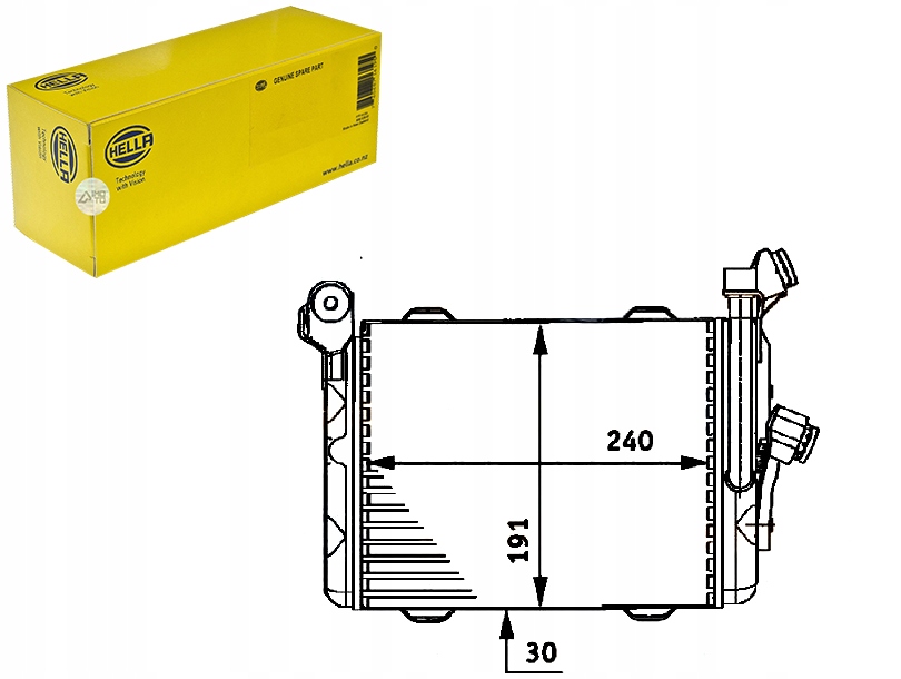 HELLA CHŁODNICA OLEJU 056009N 056280N KBW255