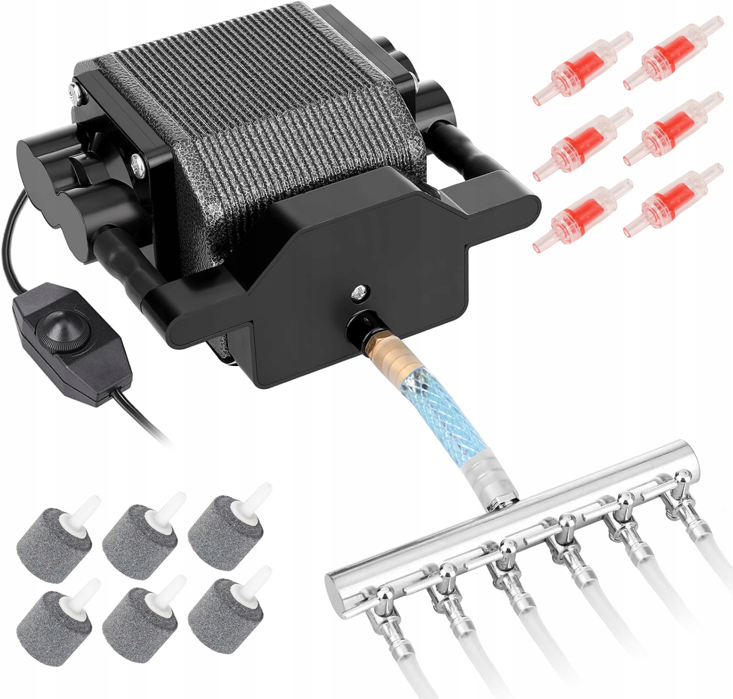 Vnitřní Filtr Provzdušňovač 18W Pro Akvárium 6 Kamenů S Regulací