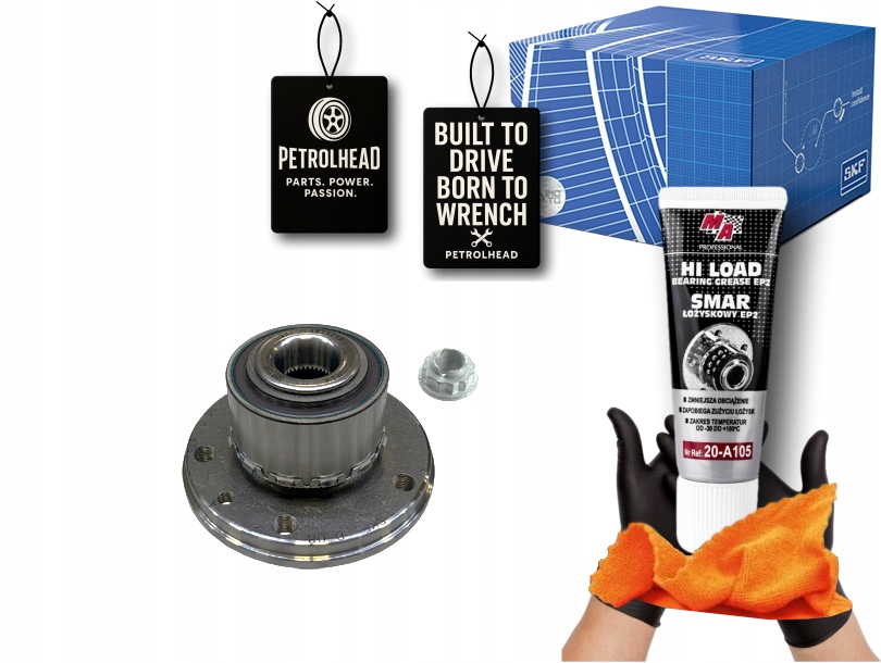 Sada Ložiska Kola S Nábojem Přední Zadní L/p S Nábojem 3 #Petrolhead Pro+ Kit7