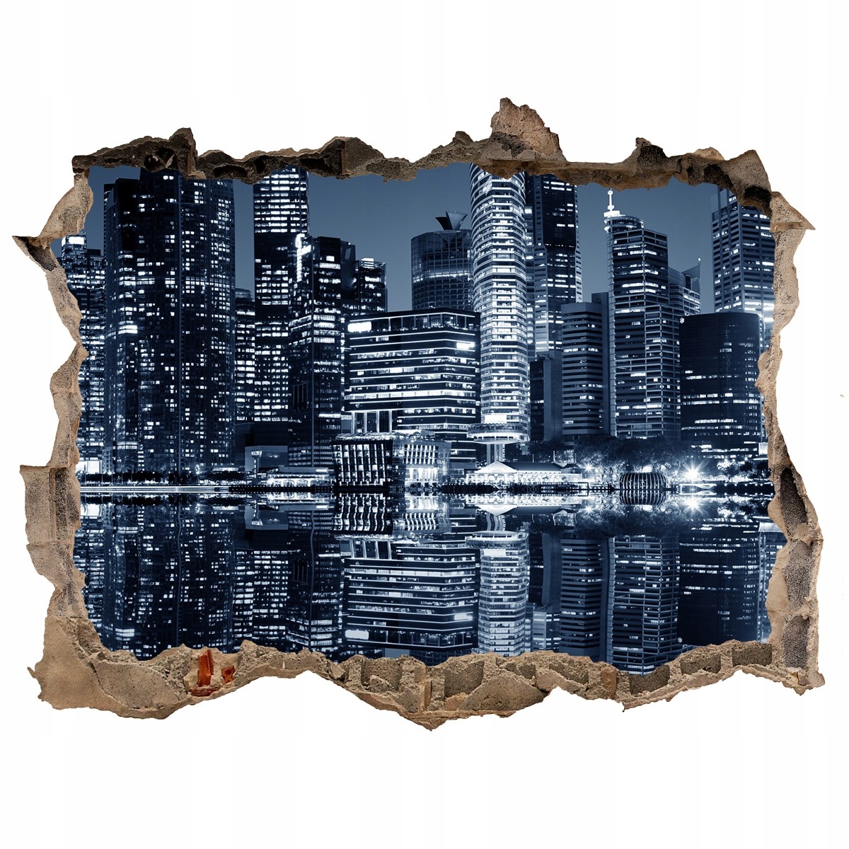 

Fototapeta ścienna dziura 3d Singapur nocą 120x81