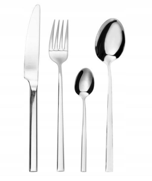 AMBITION 24 MODERN NOWOCZESNE SZTUĆCE OBIADOWE COMO SREBRNE KOMPLET 6 OSÓB Kod producenta 83934