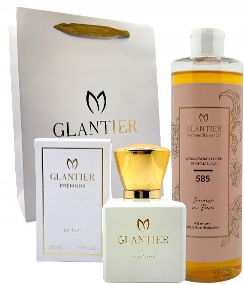 Glantier Dárková Sada 585 pro ni Parfém Olej na mytí Sáček