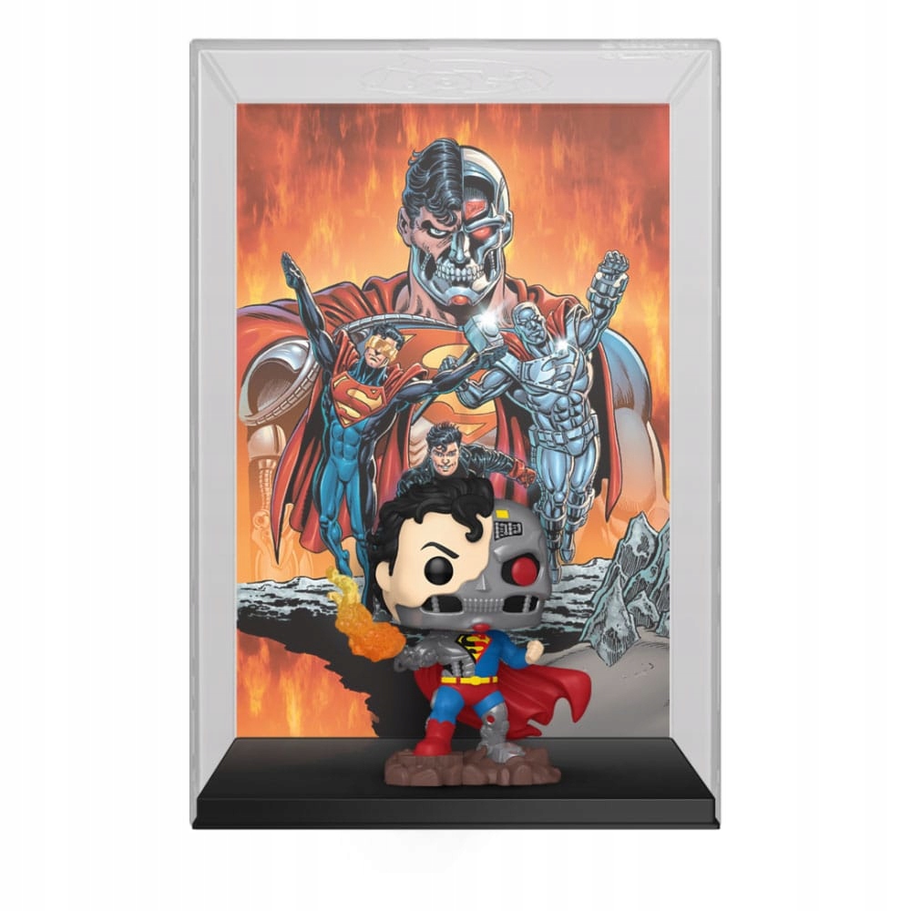DC Comics Pop! Comic Cover Vinylová figurka Cyborg Superman 9 cm