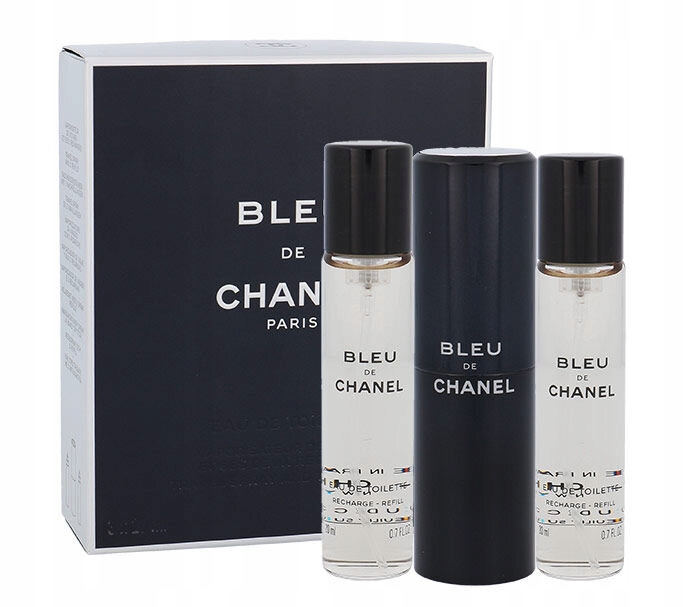 Chanel Bleu de Chanel Twist and Spray Toaletní voda 3x20 ml