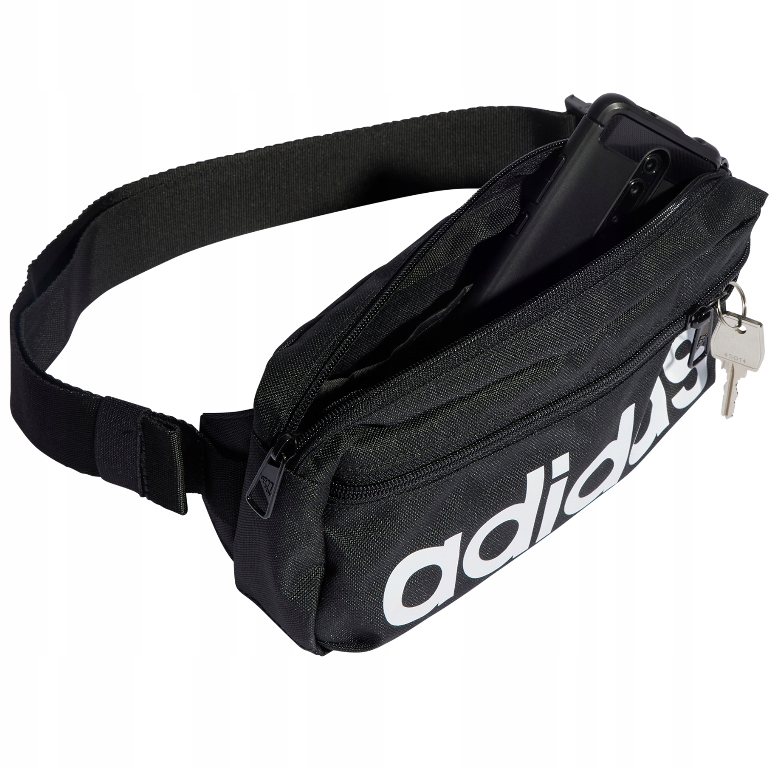 SASZETKA ADIDAS SPORTOWA TOREBKA NA RAMIĘ NA PAS Kolor czarny